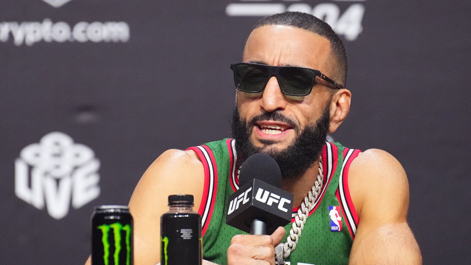 Muhammad Vs. Della Maddalena: Tense Moment At UFC 315 Press Conference Muhammad Vs. Della Maddalena: Tense Moment At UFC 315 Press Conference