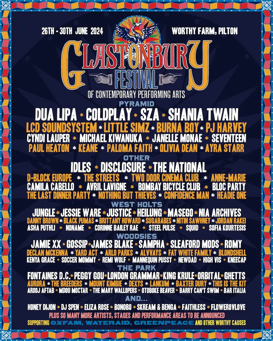 Mystery US Band Possibly Playing Glastonbury: Fan Theories Explode Mystery US Band Possibly Playing Glastonbury: Fan Theories Explode