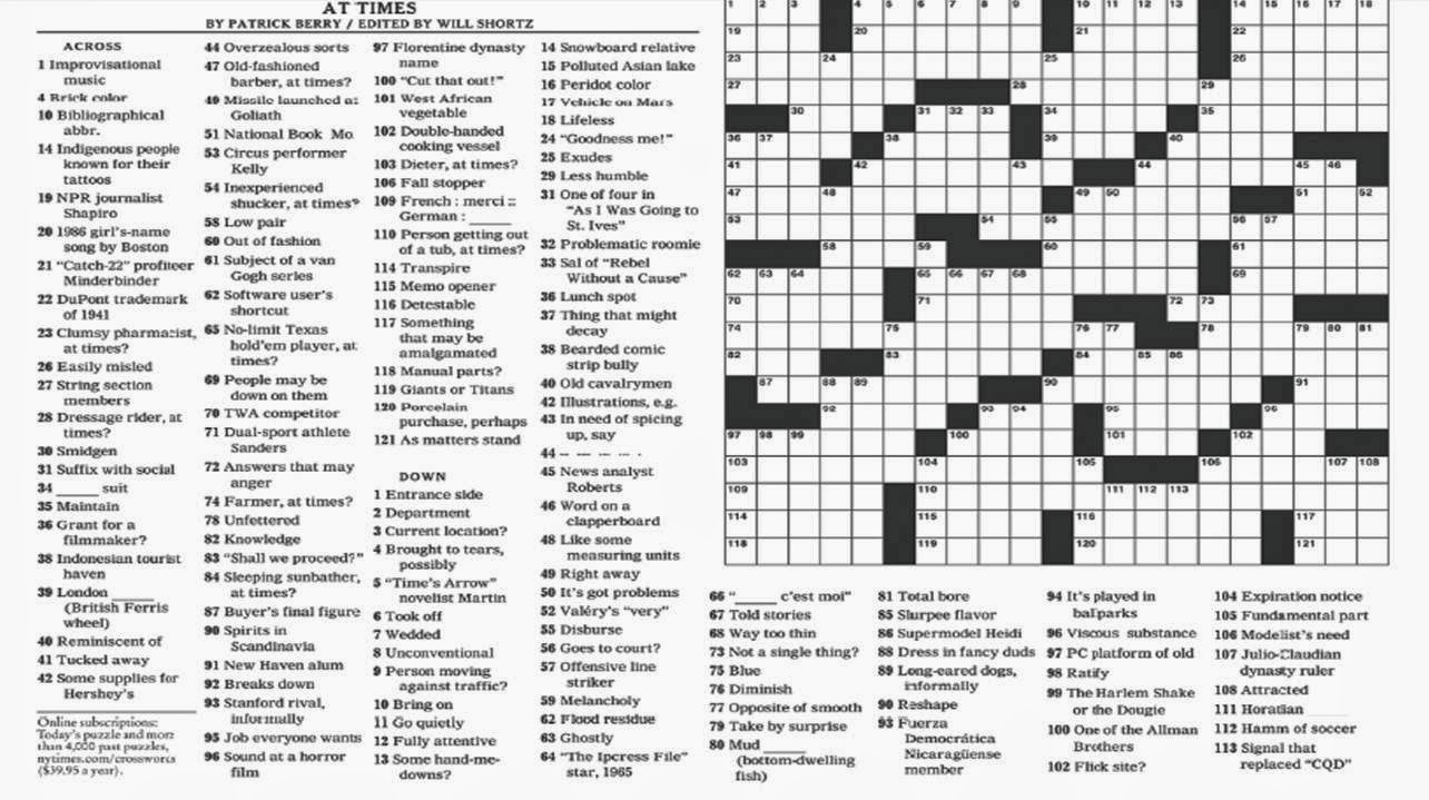 NYT Mini Crossword February 27, 2025: Solutions And Clues NYT Mini Crossword February 27, 2025: Solutions And Clues