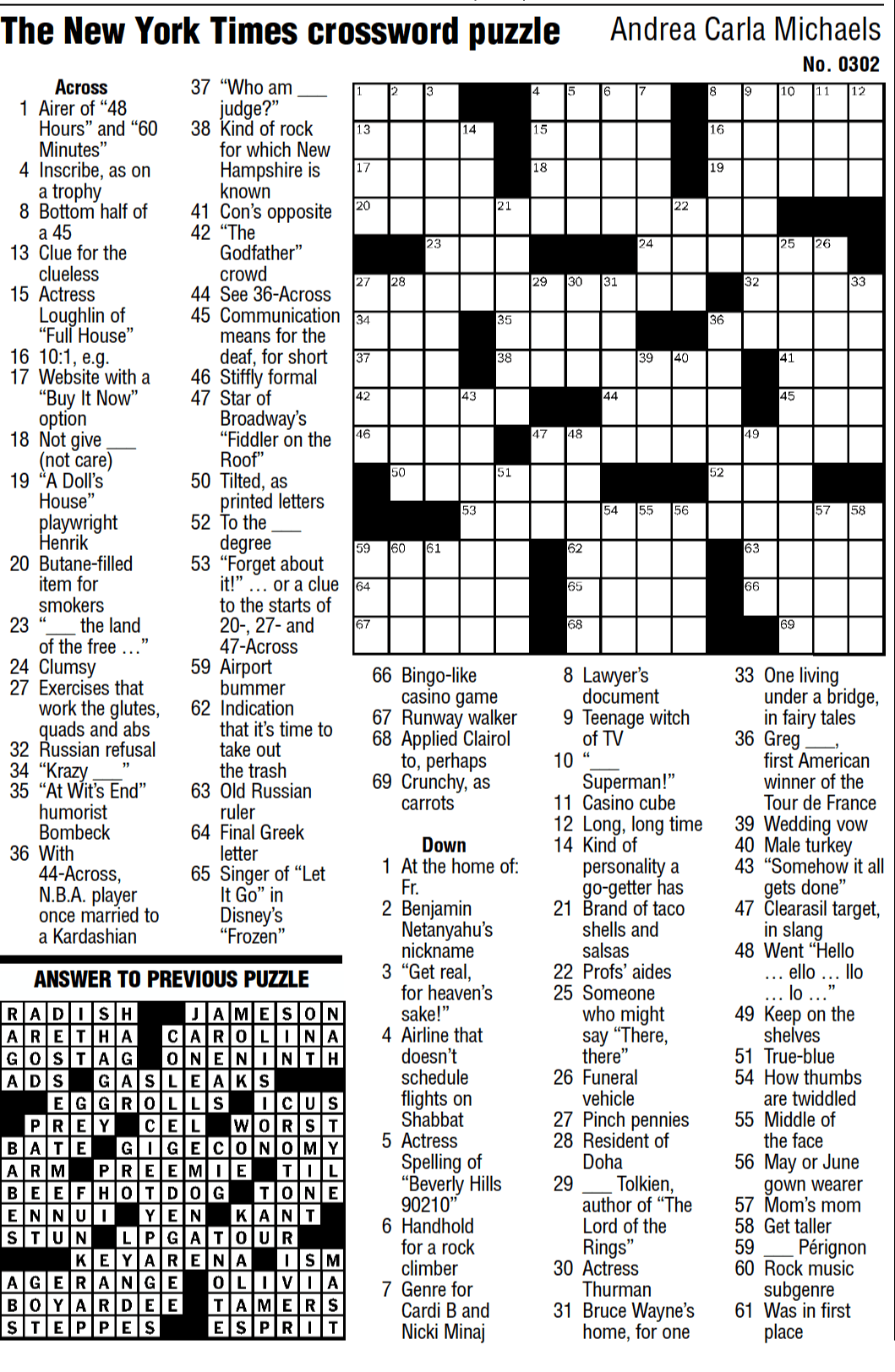 NYT Mini Crossword Help: Answers For March 3, 2025 NYT Mini Crossword Help: Answers For March 3, 2025