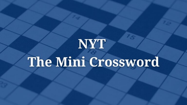 NYT Mini Crossword Solutions And Clues - April 18, 2025 NYT Mini Crossword Solutions And Clues - April 18, 2025