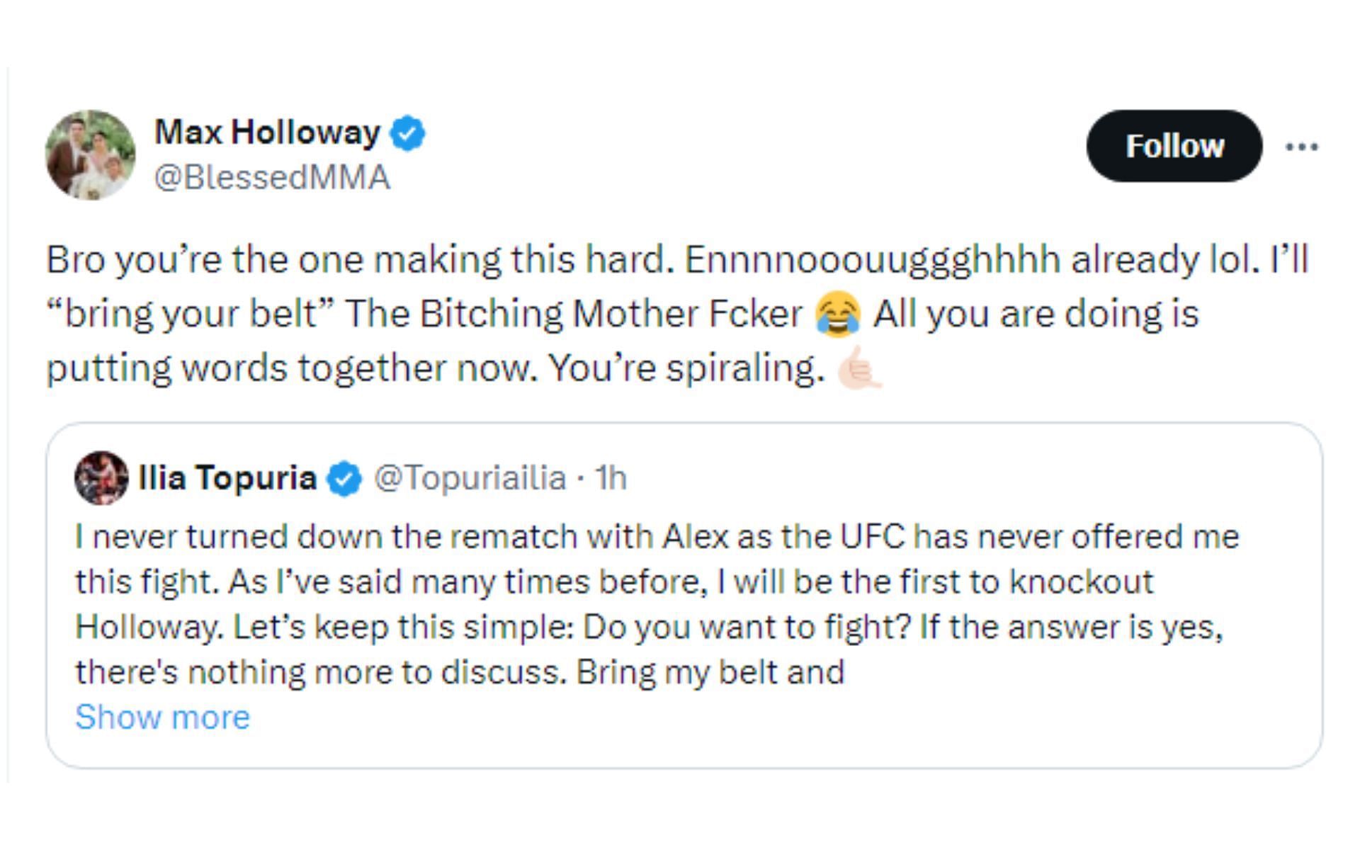 Paddy Pimblett's UFC 314 Callout: Ilia Topuria And Two Others Paddy Pimblett's UFC 314 Callout: Ilia Topuria And Two Others
