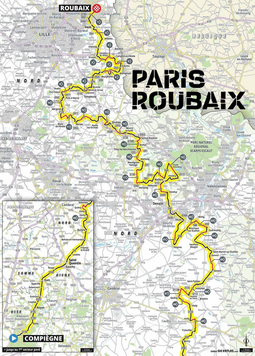 Paris-Roubaix 2025 Tech Gallery: Focus On Gravel Bikes, Large Tyres, And Ingenious Designs Paris-Roubaix 2025 Tech Gallery: Focus On Gravel Bikes, Large Tyres, And Ingenious Designs