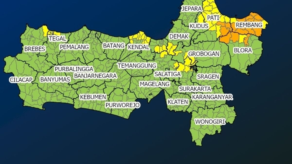 Prakiraan Cuaca Jawa Tengah 24 April: Peringatan Hujan Sore Prakiraan Cuaca Jawa Tengah 24 April: Peringatan Hujan Sore
