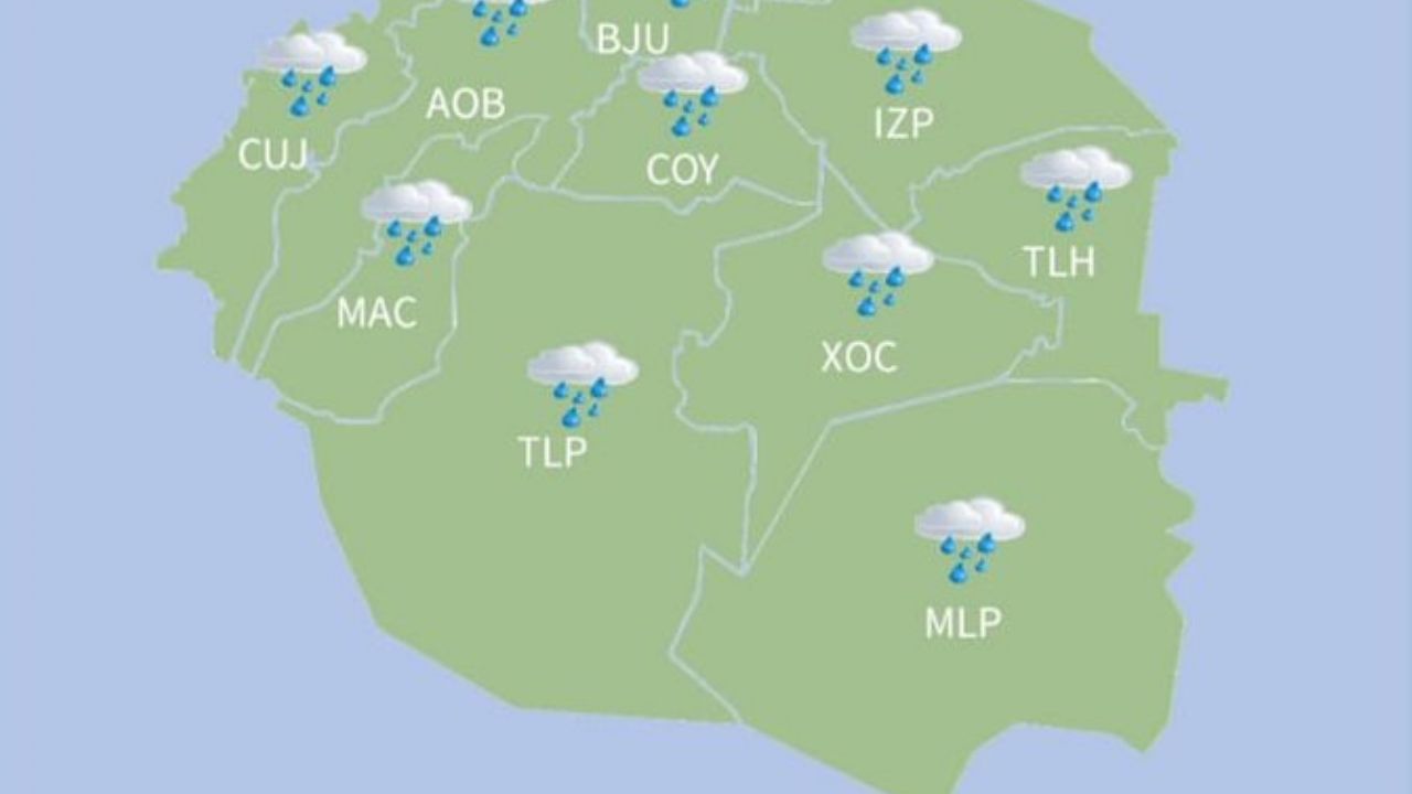 Pronóstico Meteorológico: Lluvias Moderadas En [zona Geográfica]
