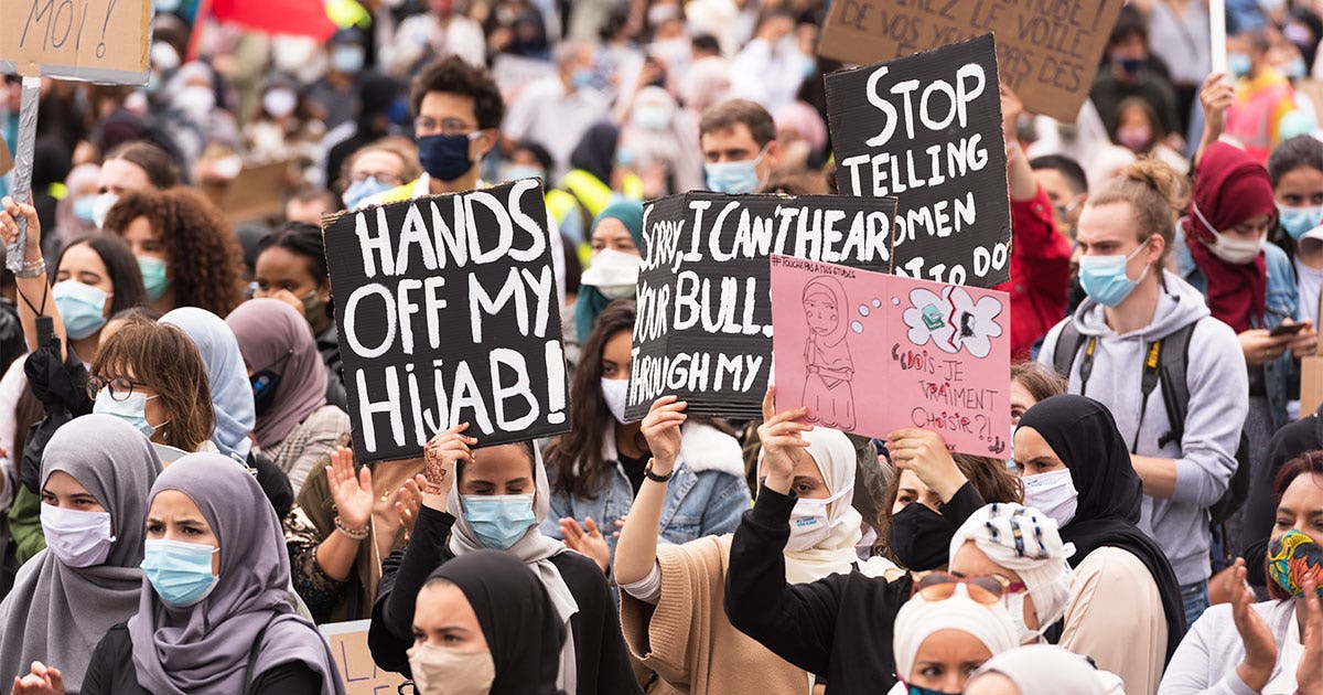 Proposed French Law: Banning Hijabs For Girls Under 15 In Public Proposed French Law: Banning Hijabs For Girls Under 15 In Public