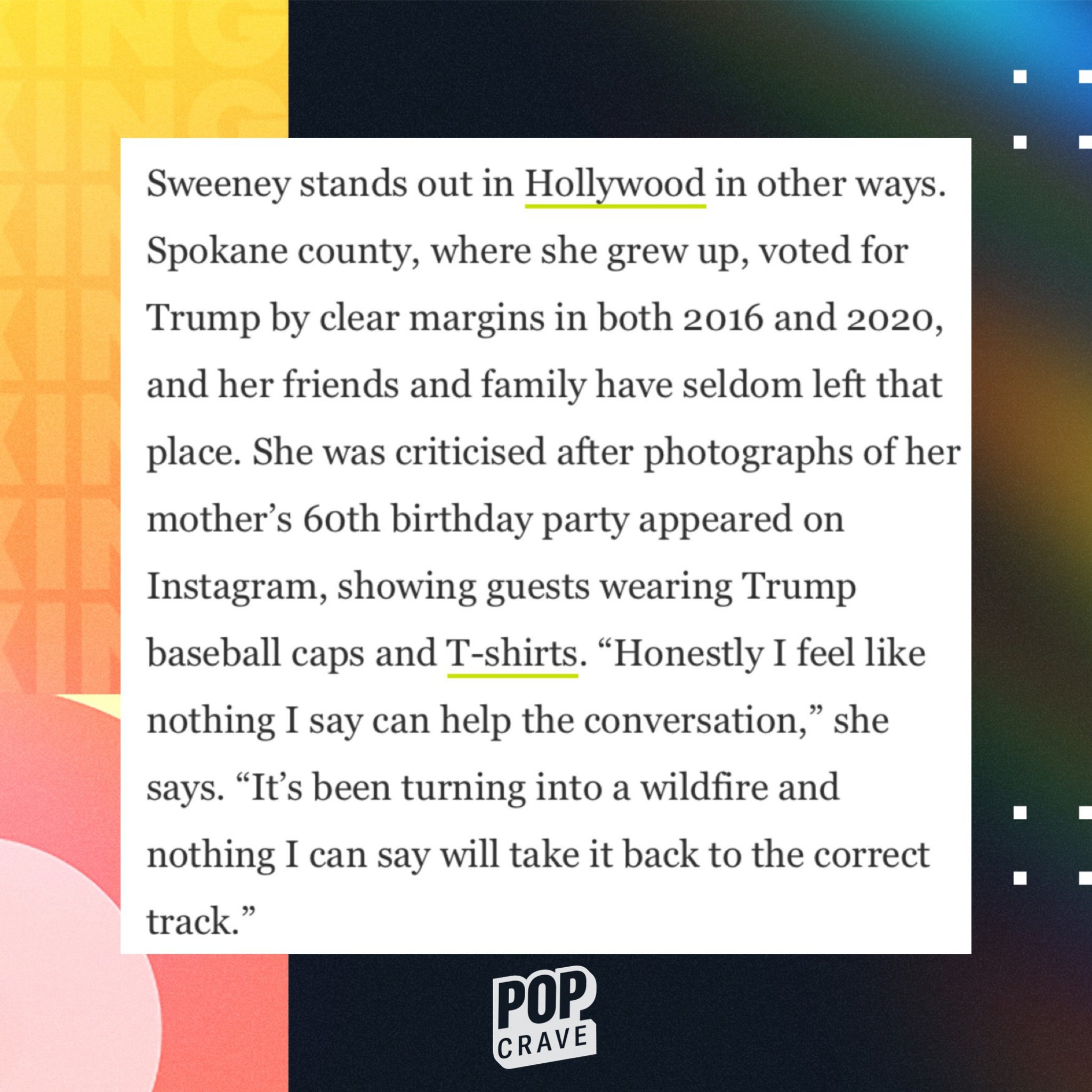 Rare Statement: 90s Rocker Addresses Relationship With MAGA Pop Diva Ex Rare Statement: 90s Rocker Addresses Relationship With MAGA Pop Diva Ex