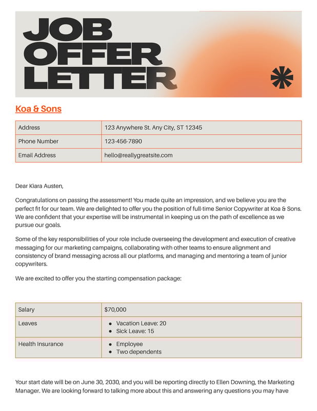 Responding To A 'Best And Final' Job Offer: A Practical Guide Responding To A 'Best And Final' Job Offer: A Practical Guide