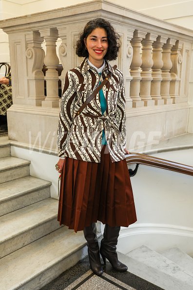 Rochelle Humes' Roksanda Show Hairstyle: A Front Row Look Rochelle Humes' Roksanda Show Hairstyle: A Front Row Look