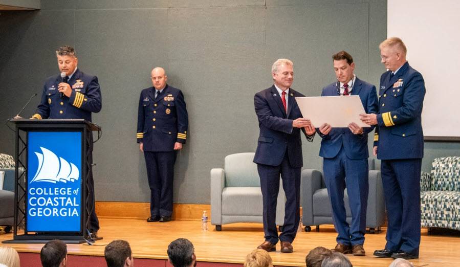 Ryan Gentry Honored For 29 Years Of U.S. Coast Guard Service Ryan Gentry Honored For 29 Years Of U.S. Coast Guard Service