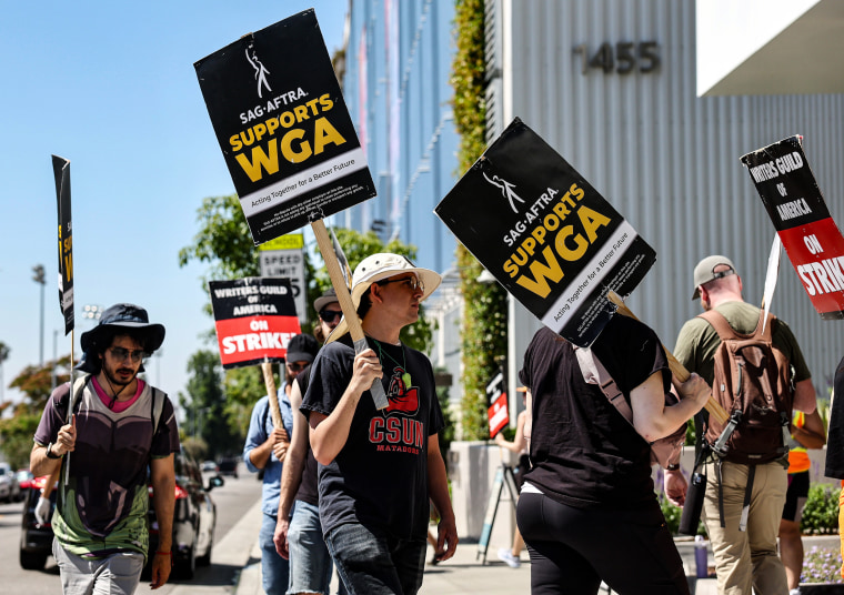 SAG-AFTRA Joins WGA On Picket Line: Hollywood Faces Unprecedented Strike SAG-AFTRA Joins WGA On Picket Line: Hollywood Faces Unprecedented Strike