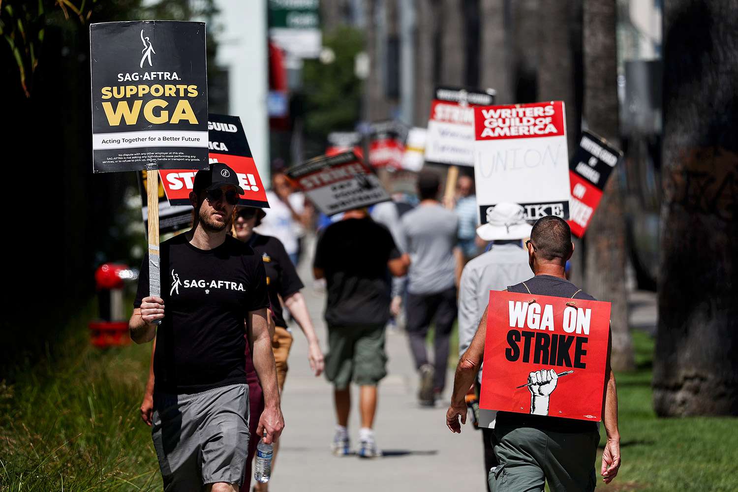 SAG-AFTRA Joins WGA On Strike: What It Means For Hollywood SAG-AFTRA Joins WGA On Strike: What It Means For Hollywood
