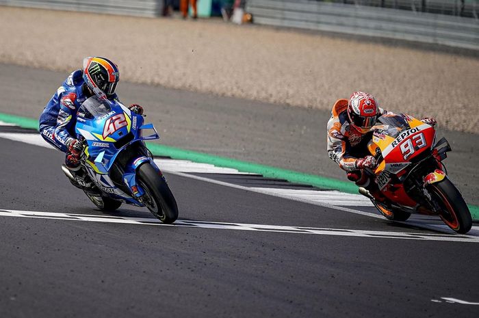 Saksikan Live Trans7: Sprint Race MotoGP Inggris, Rins Pecah Rekor, Marquez Jatuh