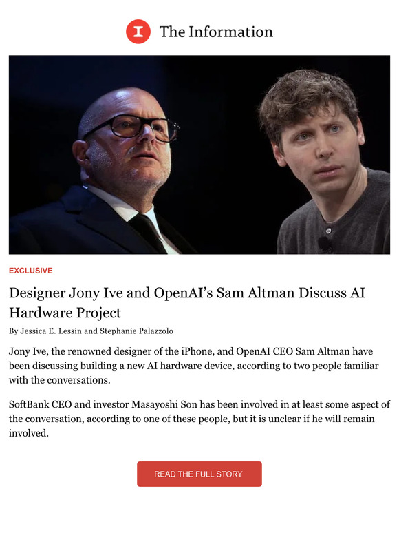 Sam Altman's New Project: An Exclusive Look At The Collaboration With Jony Ive Sam Altman's New Project: An Exclusive Look At The Collaboration With Jony Ive