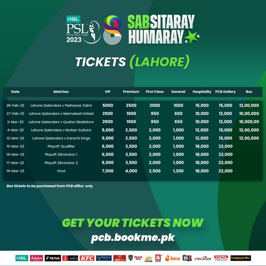 Secure Your PSL 10 Seat: Tickets On Sale