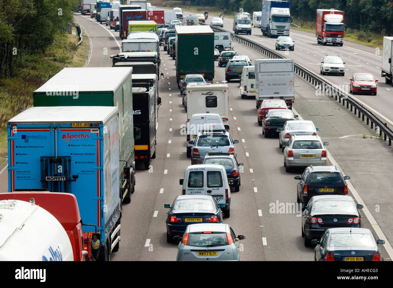 Severe Congestion On M6 Due To Van Crash Severe Congestion On M6 Due To Van Crash