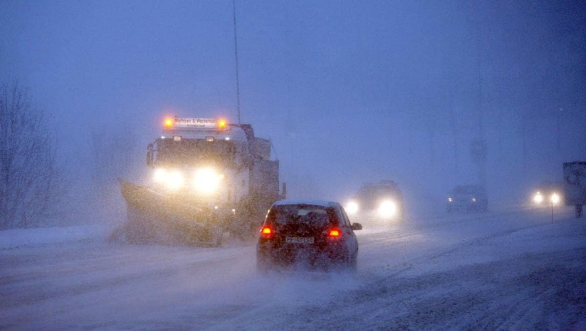 Snø Og Vanskelige Kjøreforhold I Sør-Norske Fjell Snø Og Vanskelige Kjøreforhold I Sør-Norske Fjell