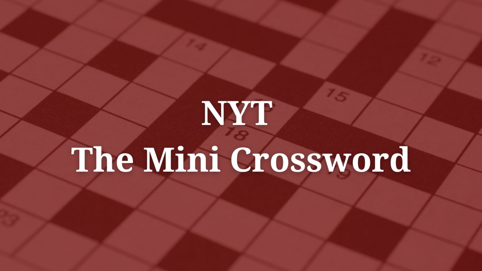 Solve The NYT Mini Crossword (March 30, 2025): Answers And Clues Solve The NYT Mini Crossword (March 30, 2025): Answers And Clues
