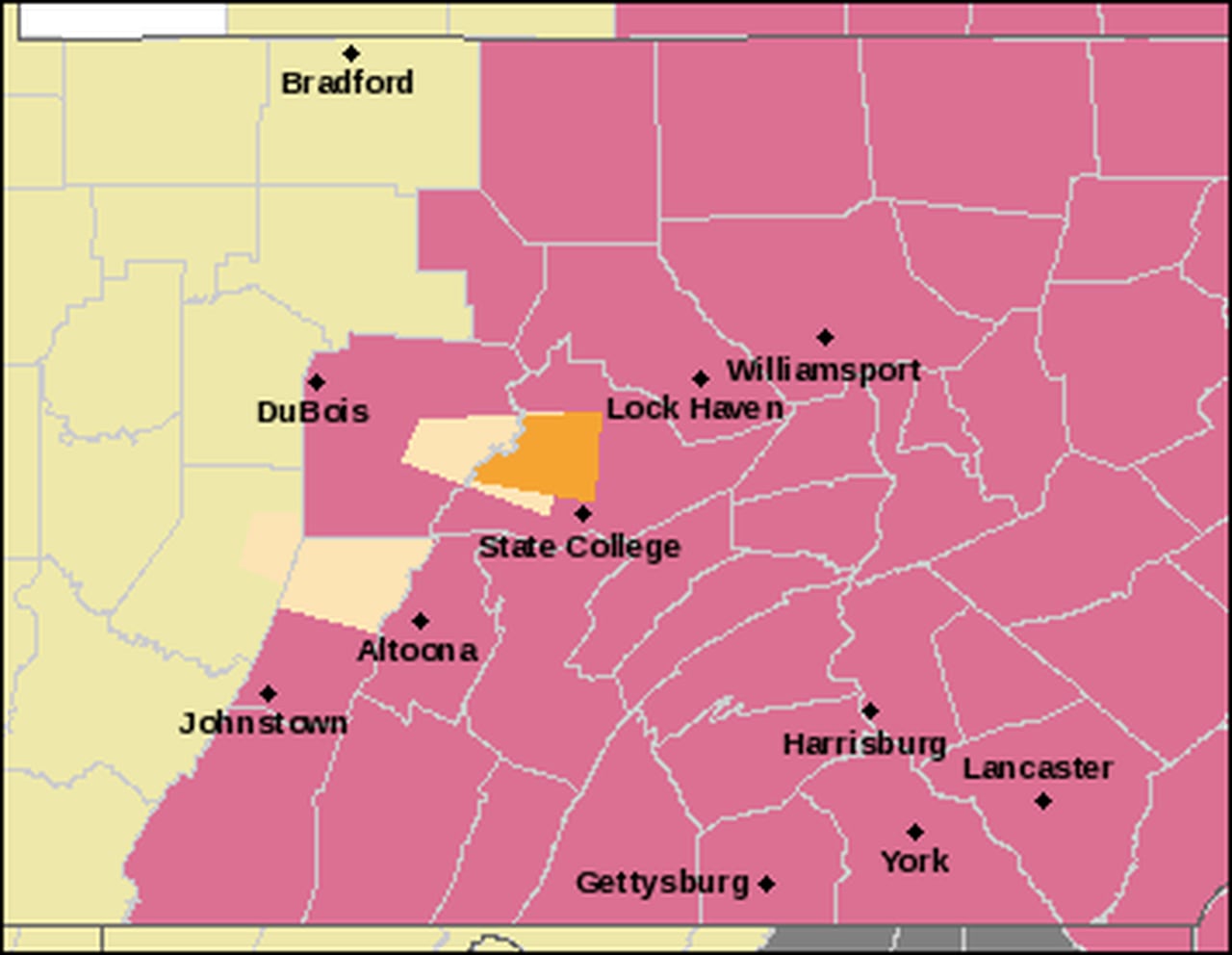 South-Central Pennsylvania Under Severe Thunderstorm Watch South-Central Pennsylvania Under Severe Thunderstorm Watch