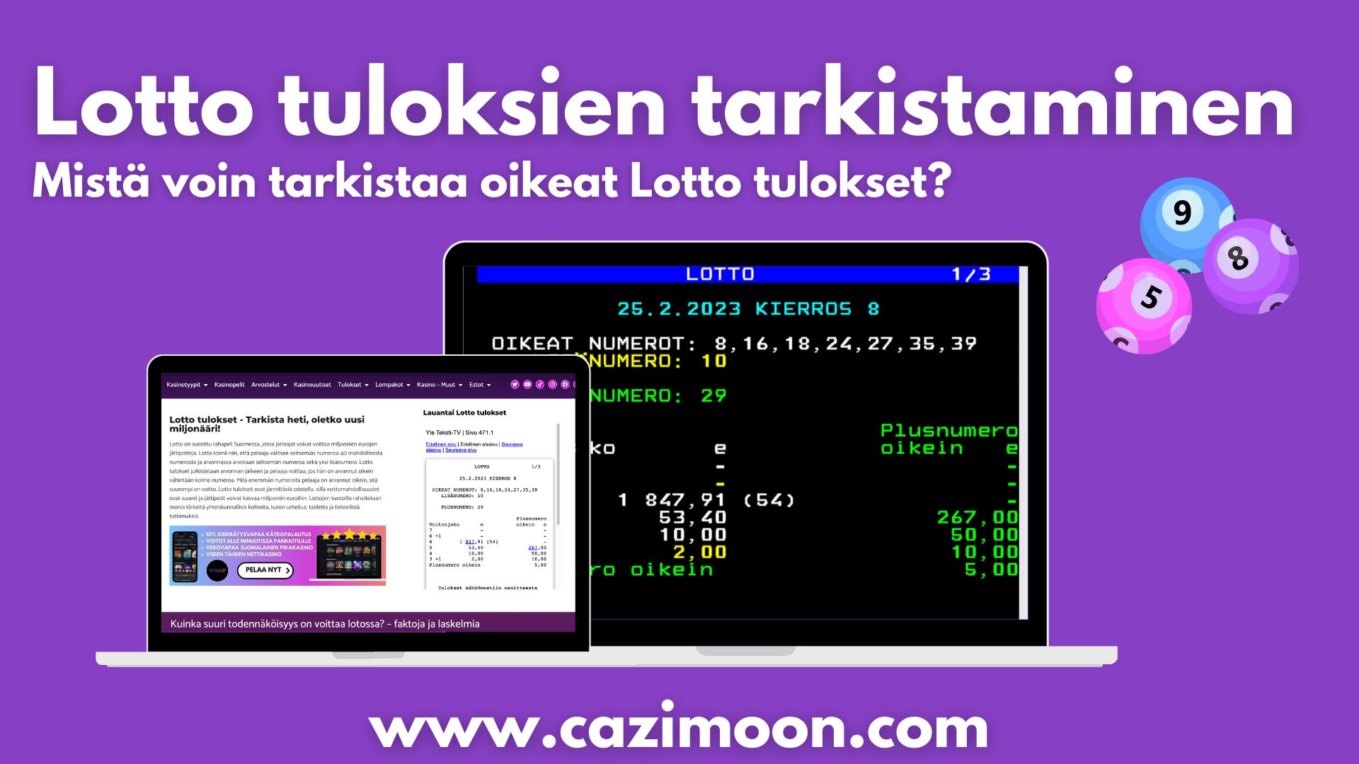 Tarkista Eurojackpotin Tulokset: Tässä On Voittorivi Tarkista Eurojackpotin Tulokset: Tässä On Voittorivi