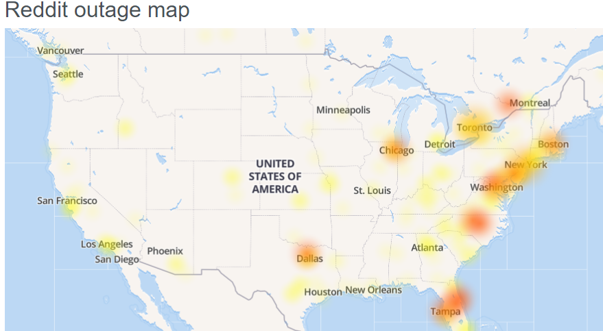 Thousands Report Reddit Downtime Worldwide Thousands Report Reddit Downtime Worldwide