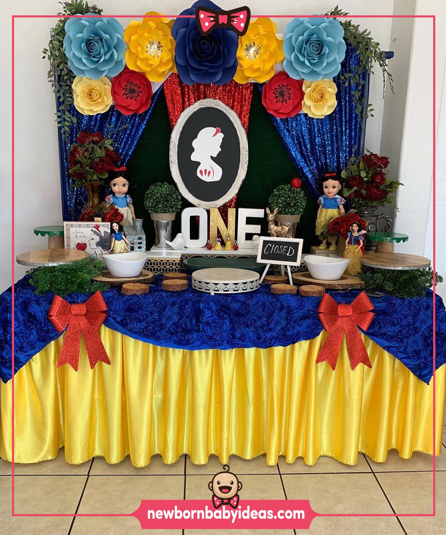 Tiny Disney Snow White Birthday Party In Spain: A Disappointing Turnout Tiny Disney Snow White Birthday Party In Spain: A Disappointing Turnout