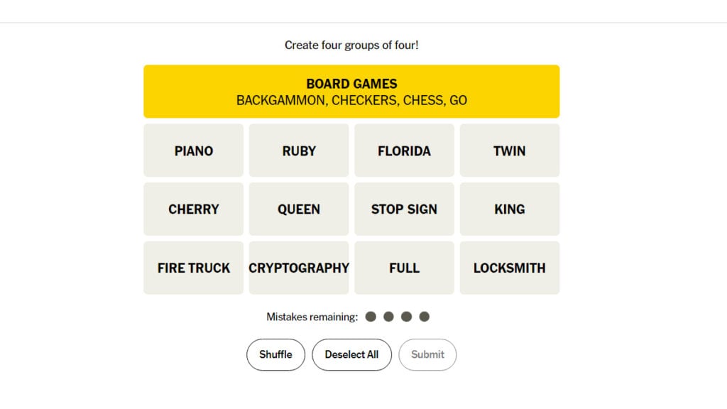 Today's NYT Connections Answers: Puzzle #688 (April 29) Today's NYT Connections Answers: Puzzle #688 (April 29)