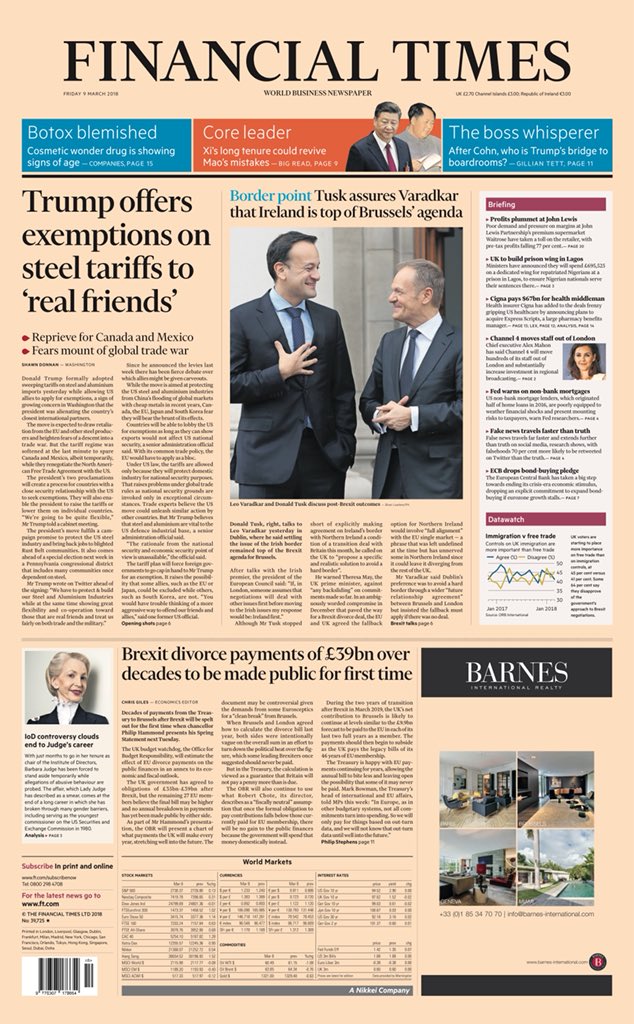 Trump Pushes Back 50% Tariffs On EU Goods To July 9th Trump Pushes Back 50% Tariffs On EU Goods To July 9th