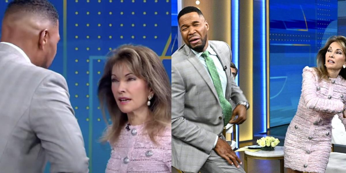 Unexpected Splash: Susan Lucci And Michael Strahan's Water Prank Unexpected Splash: Susan Lucci And Michael Strahan's Water Prank