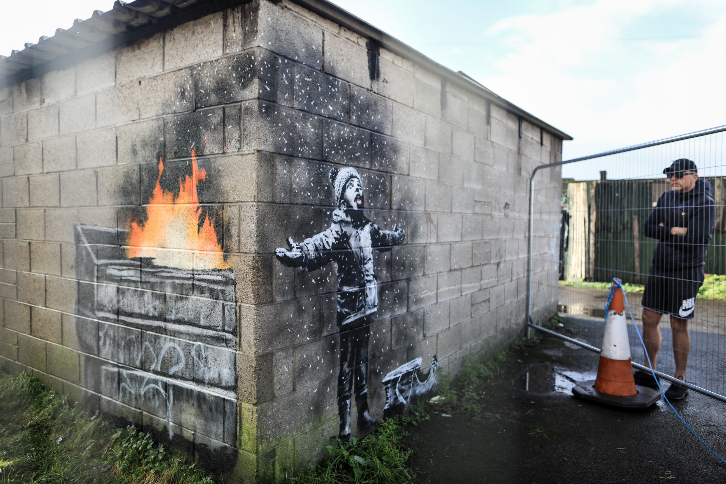 Unidentified Tag On Banksy Artwork: Sale Details Revealed Unidentified Tag On Banksy Artwork: Sale Details Revealed