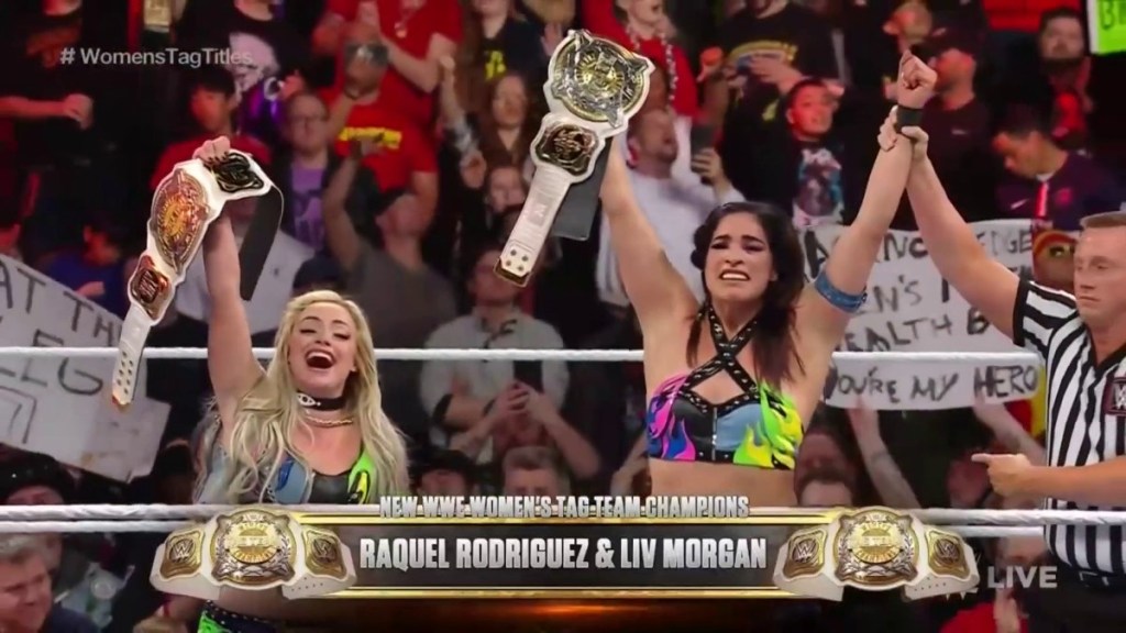 WWE RAW: New Women's Tag Team Champions Emerge WWE RAW: New Women's Tag Team Champions Emerge